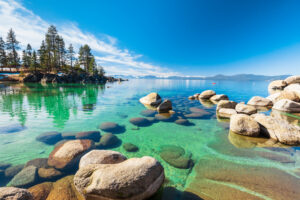 Lake Tahoe in spring