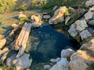 Hot spring in the Sierras